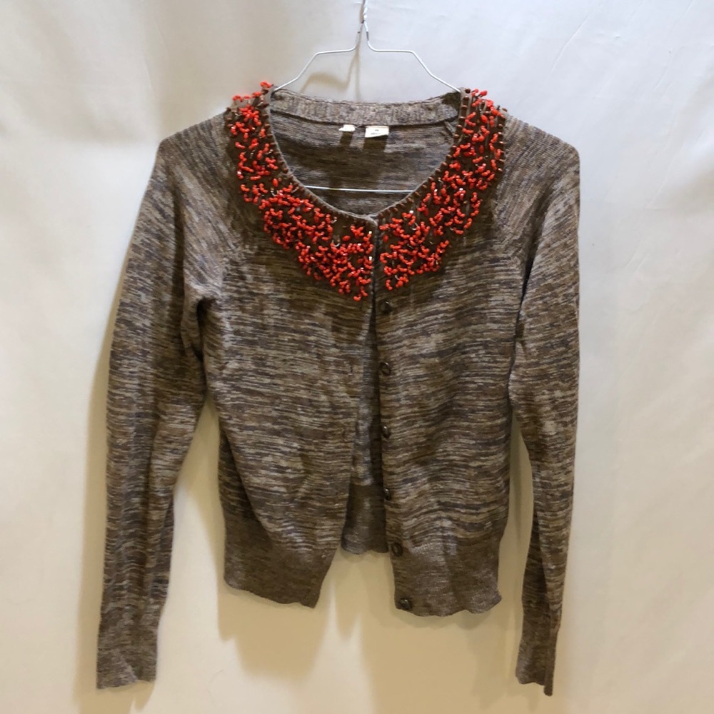 Moth Beaded neck sweater